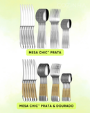 MESA CHIC™ — Jogo de Talheres 24 Peças